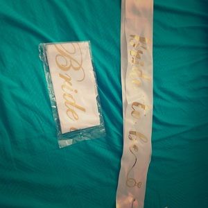Bride sash